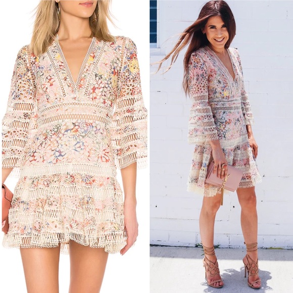 zimmermann flutter lace dress